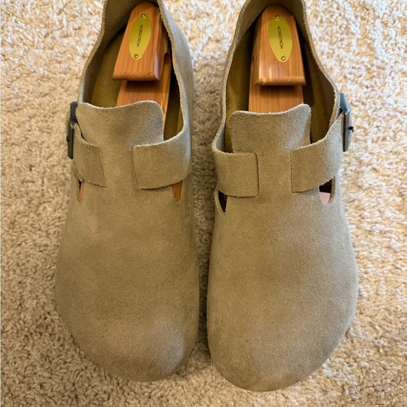 Birkenstock London in Taupe Suede main image 6